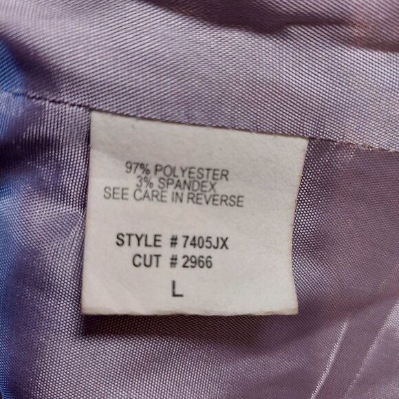 Mesmerize jacket woems L satin oriental formal colorful Party Bold mandarin fun - Picture 5 of 16